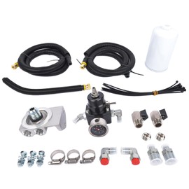 Fuel Filter Bowl Regulated Return Kit Replacement for Ford F250 F350 E350 7.3L Powerstroke OBS Trucks 1994 1995 1996 1997 AKWH