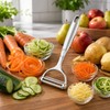 Double-Head Vegetable Peeler for Kitchen Prep – Stainless Steel Fruit
