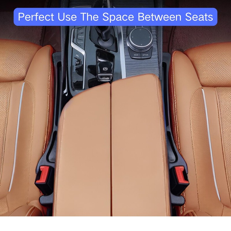 YOYOKIT 2PCS Car Seat Gap Filler, Universal No Drop Seat