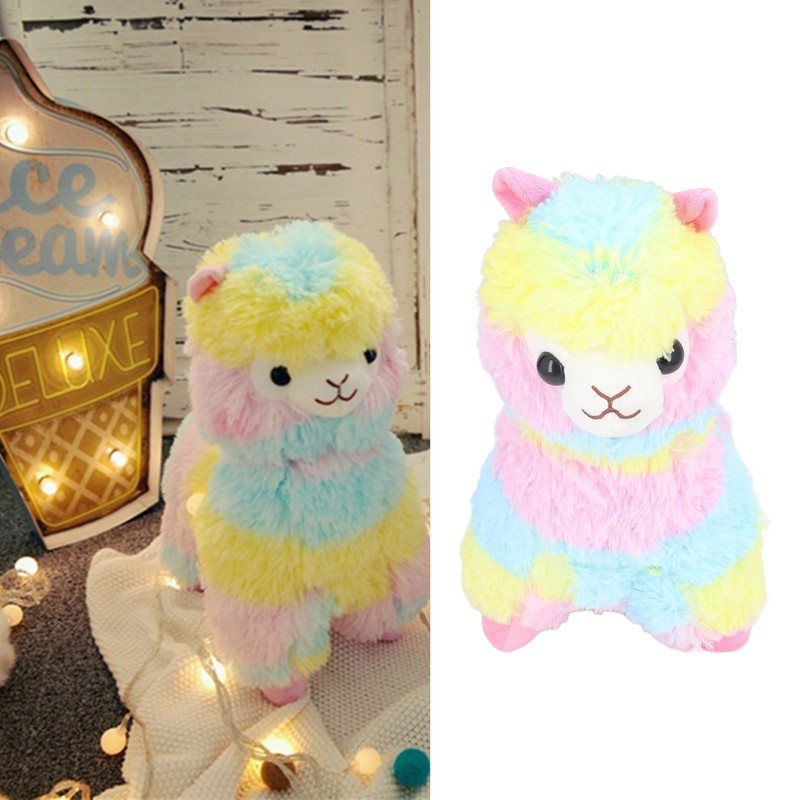 Soft Stuffed Animal Lamb Toy Comfortable Touch Cute Multi Color