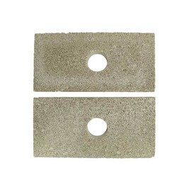 Quadra-Fire Isle Royale Brick w/Hole - 2 Pack (SRV434-0620)