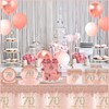 137*274cm Rose Gold 70th Birthday Table Cloth 70th Party Table