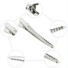 50 Pack 2.36 inches Hair Clips, Marrywindix Silver Metal Alligator