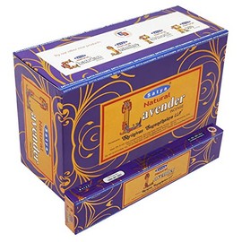 Satya Natural Incense Natural Lavender 12 x 15g