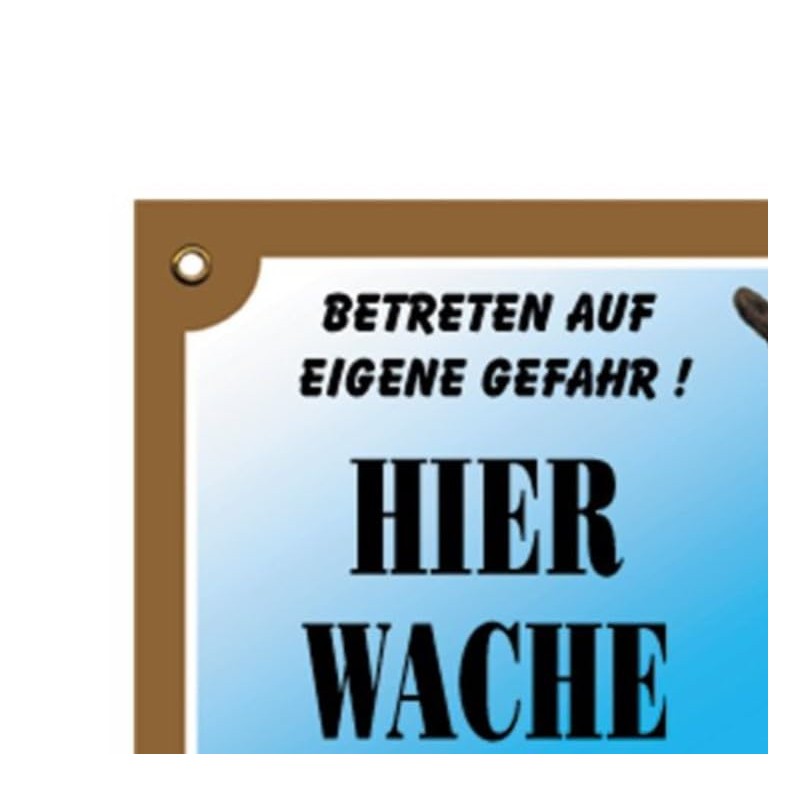 Nobby Warntafel Kaninchen gelb 12 x 3,5 cm