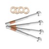 Dixhills Injector Clamp Bolt with Washer Seal Kit Compatible with