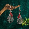 Peacock Chandelier Earrings, Peacock Bird Earrings for Women, Bohemian Peacock