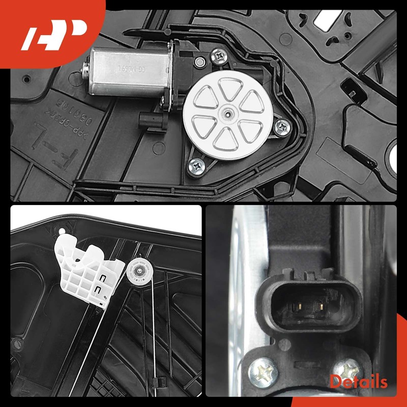 A-Premium Front Driver Side Electric Power Window Regulator with Motor