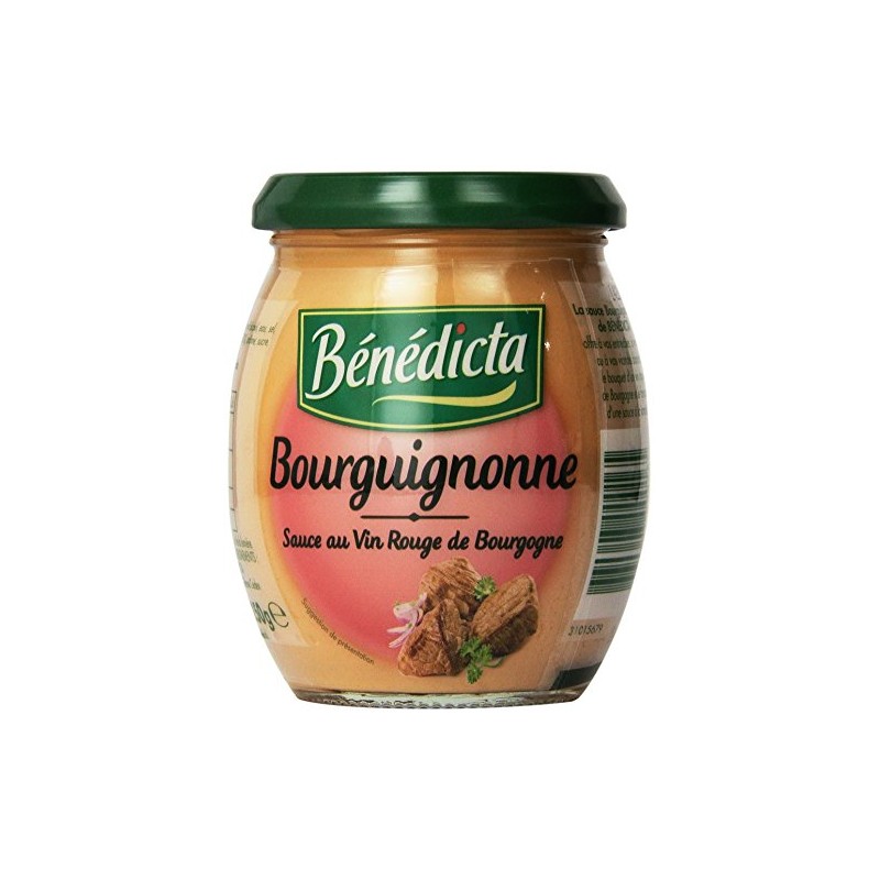 Benedicta Gourmet Burgundy Sauce - Sauce Bourguignonne - 8.8 oz.