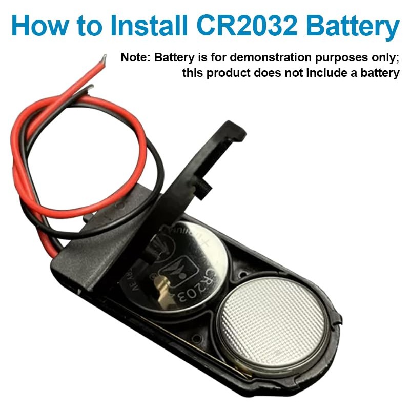 QTEATAK 6 Pcs 2 x 3V CR2032 Button Coin Cell