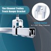 Channel Trolley Track Hanger Bracket for UNISTRUT Strut Channel,Intermediate Support