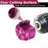 4 Pcs PVC Reamer Kit,Fitting Saver PVC Pipe Reamer Socket
