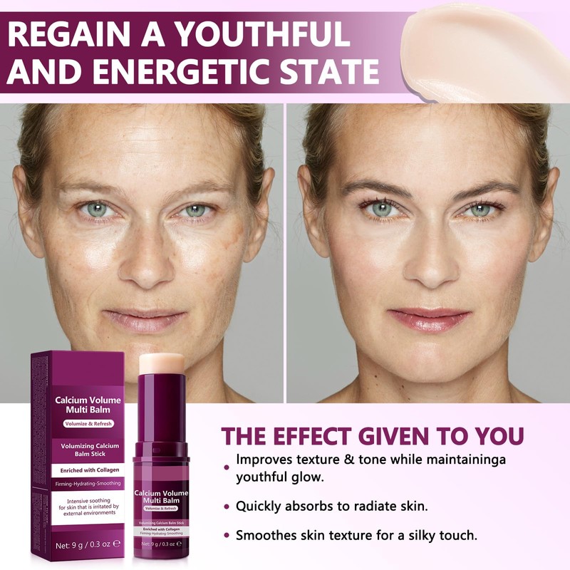 Feeliville Calcium Volume Multi Balm, Anti Wrinkle Calcium Balm, Anti-aging,
