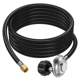 8 Feet Upgraded for Weber Hose and Regulator kit, for Hose and Regulator Kit, for Genesis 300 & Summit 400/600 Series, Spirit II, Genesis II 210/ LX 240, 400 Gas Grills, with 3/8" Female Flare Nut