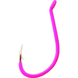 Gamakatsu 02611-P Octopus Loose Hook (5 Pack), Size 1/0, Pink