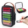 Luxtude Flash Drive Case with Combination Lock (112 Labels Included)