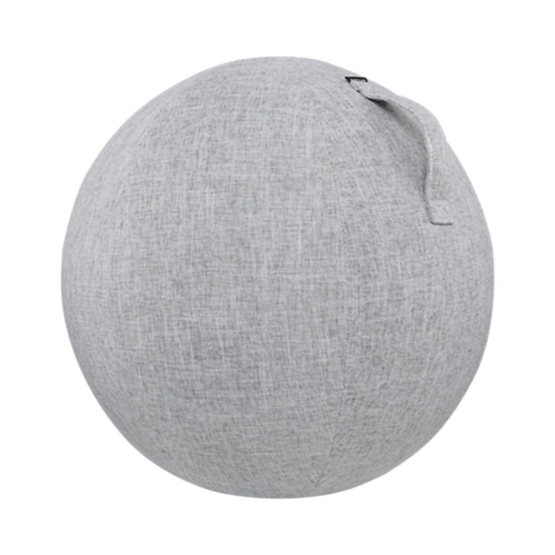 55cm/65cm/75cm Cotton+Linen Protective Yoga Ball Cover Exercise Ball Protection Skin