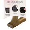 DOORES Invisi Edge Tape in Hair Extensions Real Human Hair,