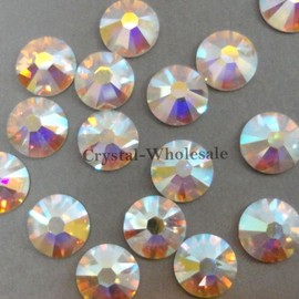 144 pcs Austrian 2088 12ss 3mm Flatback Rhinestones ss12 Crystal AB (001 AB) Made in Austria Crystal-Wholesale