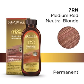 Clairol Professional Permanent Liquicolor for Blonde Hair Color, 7rn Med Red Neutral Blonde, 2 oz