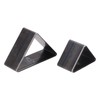 2PCS Triangle Leather Cutter Alloy Steel Hollow Punch Cutter Set
