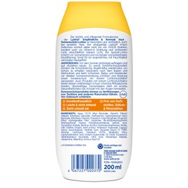 Ladvial Sensitive & Normal Skin Sun Protection Lotion SPF 30: Sun Cream for the Body, Moisturises, Waterproof, with 4x Cell Protection, 200 ml