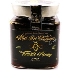 Distelhonig aus Marokko, 300 g – ein seltener und einzigartiger Honig – 100 % natürlich, geerntet in der Region Souss Massa Draa