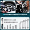 Sundpey 379-PCs Home Tool Kit - Portable Complete Household and