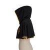 SFWXCOS Black Cloak Robe Cape Hooded Cloak with Headband for