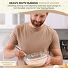 Sourdough whisper essential Tools Set with seamless Danish dough whisk,