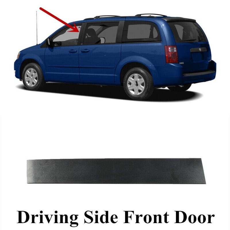 MUTUSAISI B Pillar Door Trim Window Molding Compatible with Dodge