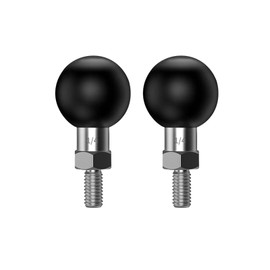 Edelstahlschrauben 1/4 Zoll Schraube mit 1 Zoll Kugelhalterung Schrauben für Rückspiegel Motorrad Verbindungsarm Kompatibel Ram Mount Motorrad Handyhalterung（1/4-02）