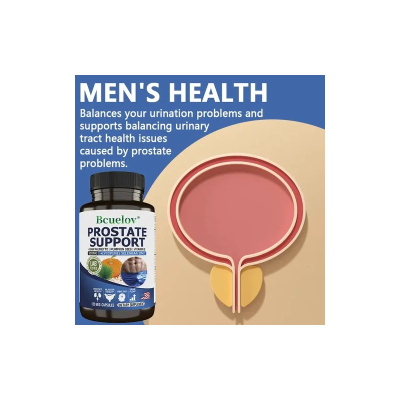 Cápsulas De Saw Palmetto Semillas De Calabaza Vitamina E