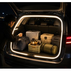 Car Trunk LED Light Strip for Interior Lighting – Flexible Waterproof Ambient Lamp for Night Loading and Vehicle Decoration