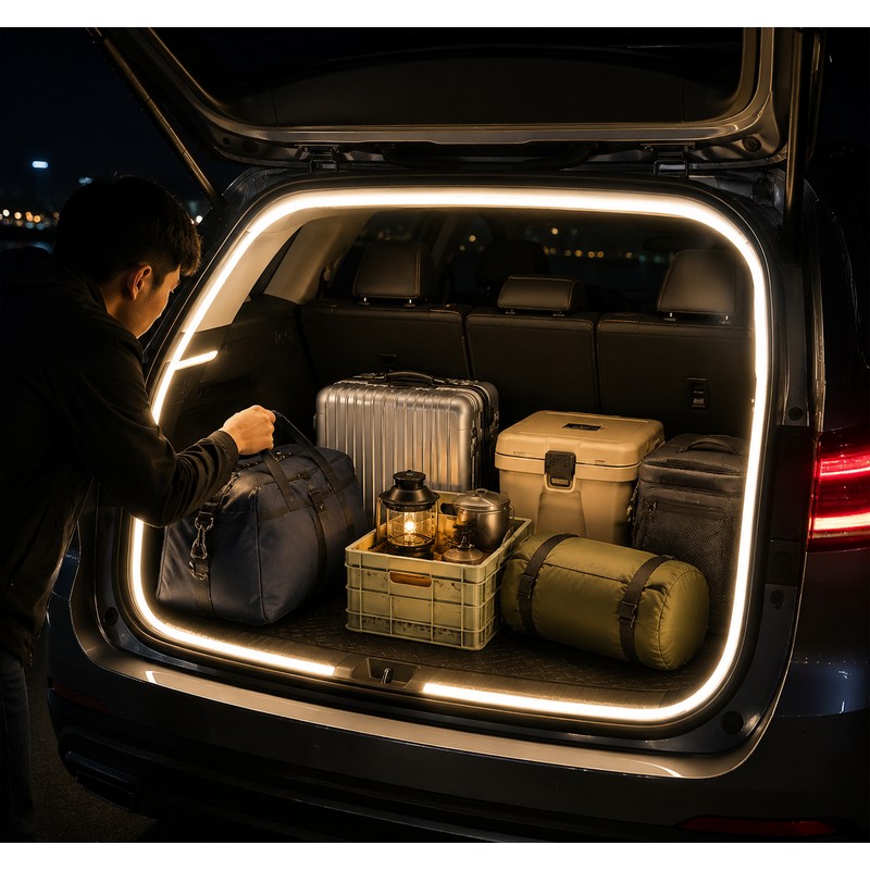 Car Trunk LED Light Strip for Interior Lighting – Flexible