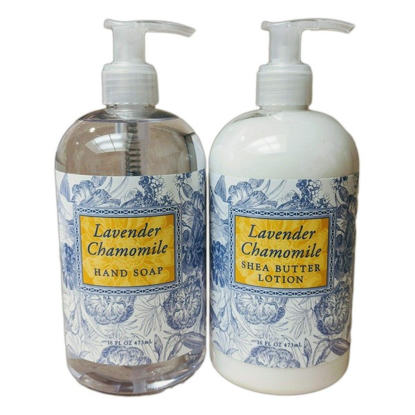 Greenwich Bay Lavender Chamomile Liquid Hand Soap & Lotion Combo