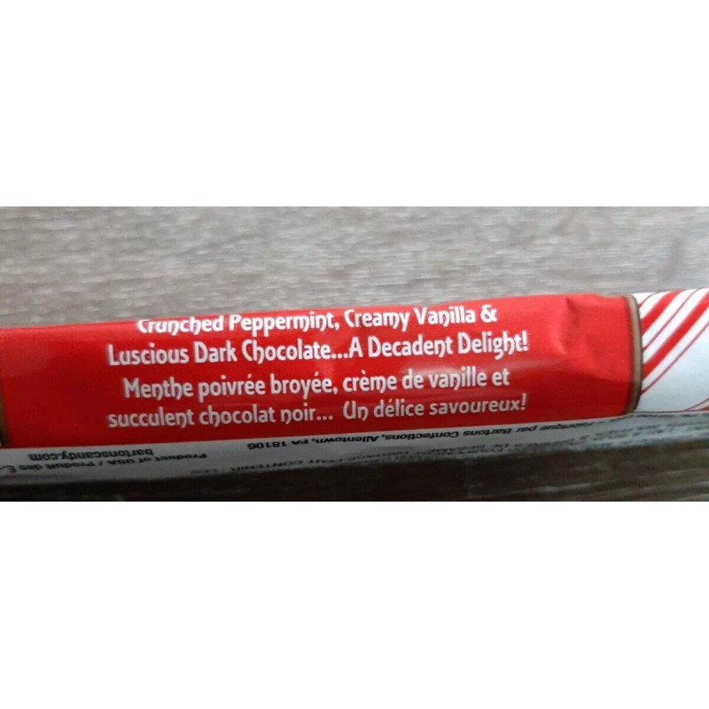 Barton's (2) Barton's Peppermimt Bark, crunched peppermimt creamy vanilla &