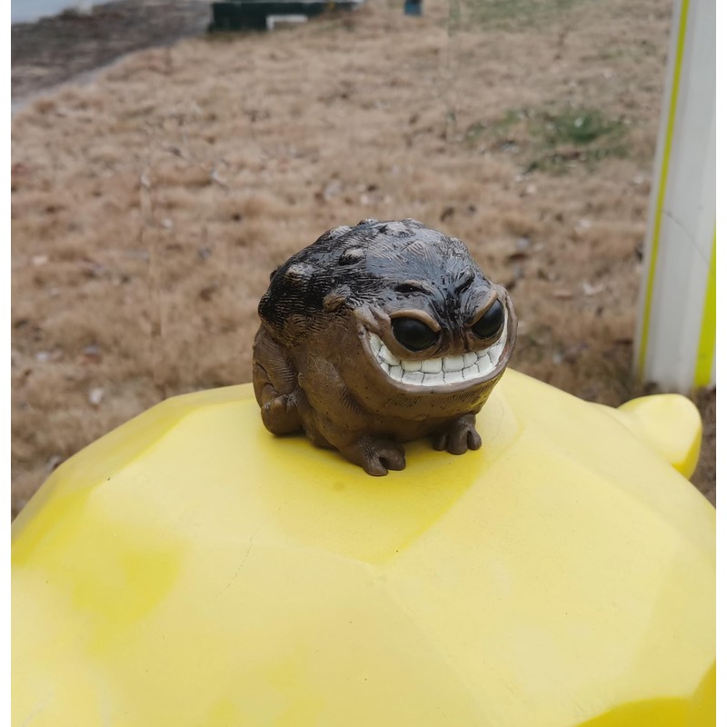 MOLMH Weird Ugly Funny Monster Frog Obese Toad Garden Accessories