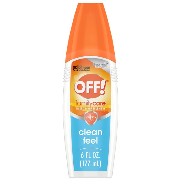 Off Familycare Insect Repellent Clean Feel 6 Oz (2 Pack)