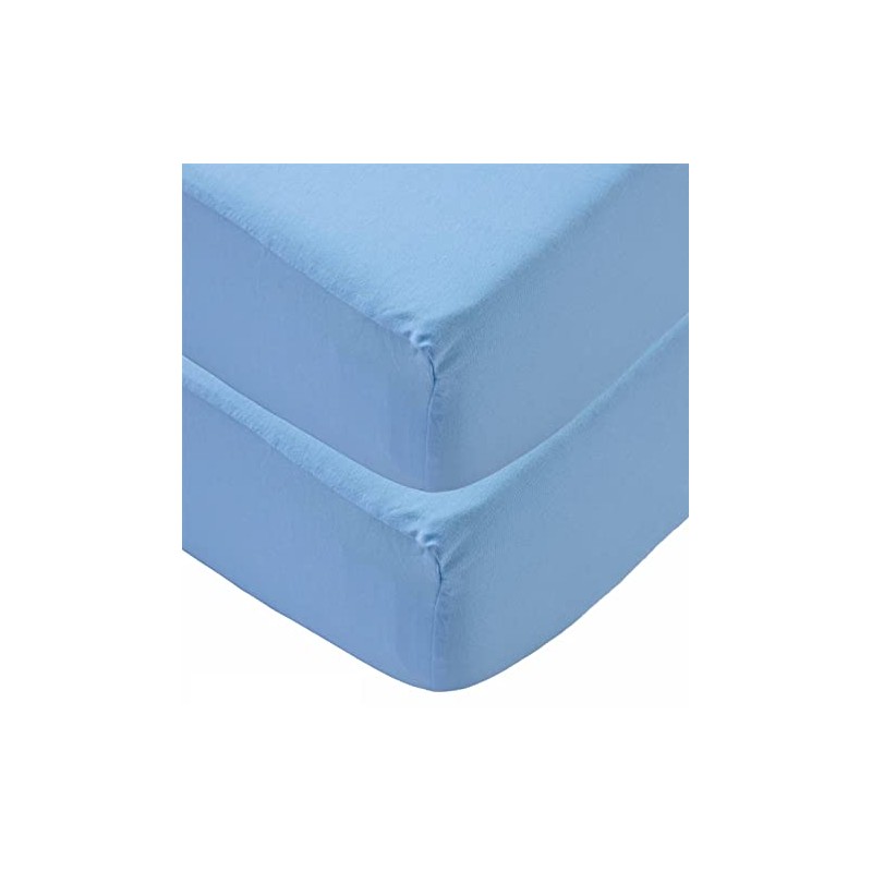 Sasma Home - 2 x Cot Bed Fitted Sheets 100%