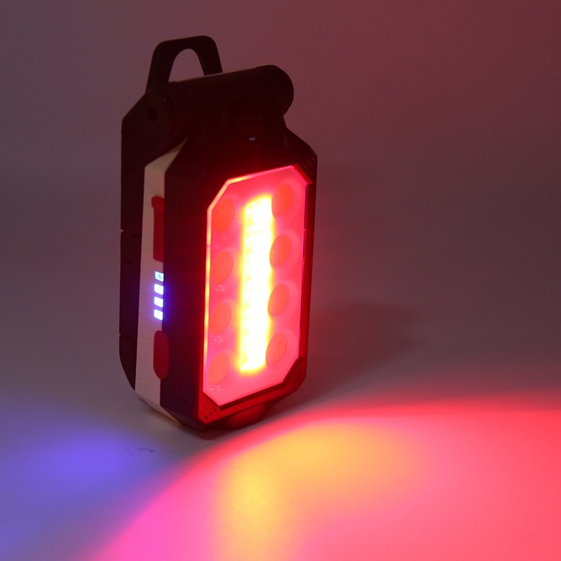 Portable COB Work Light USB Rechargeable Folding Working Lamp with