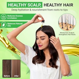 Aceite de ricino negro jamaicano orgánico, aceite de ricino orgánico puro para el crecimiento del cabello, piel suave y uñas fuertes. Aroma ahumado. B
