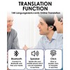 AI Language Translation Earbuds Real Time 144 Languages Translating Headphones