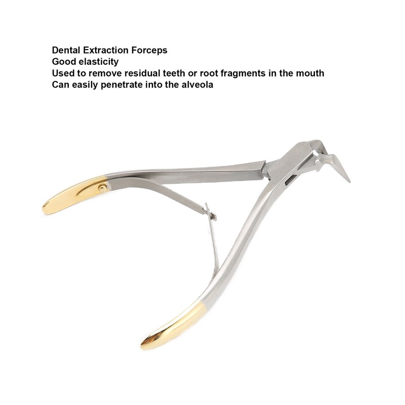 Professional Dental Extraction Forceps Residual Tooth Root Fragment Removal Instrument90°