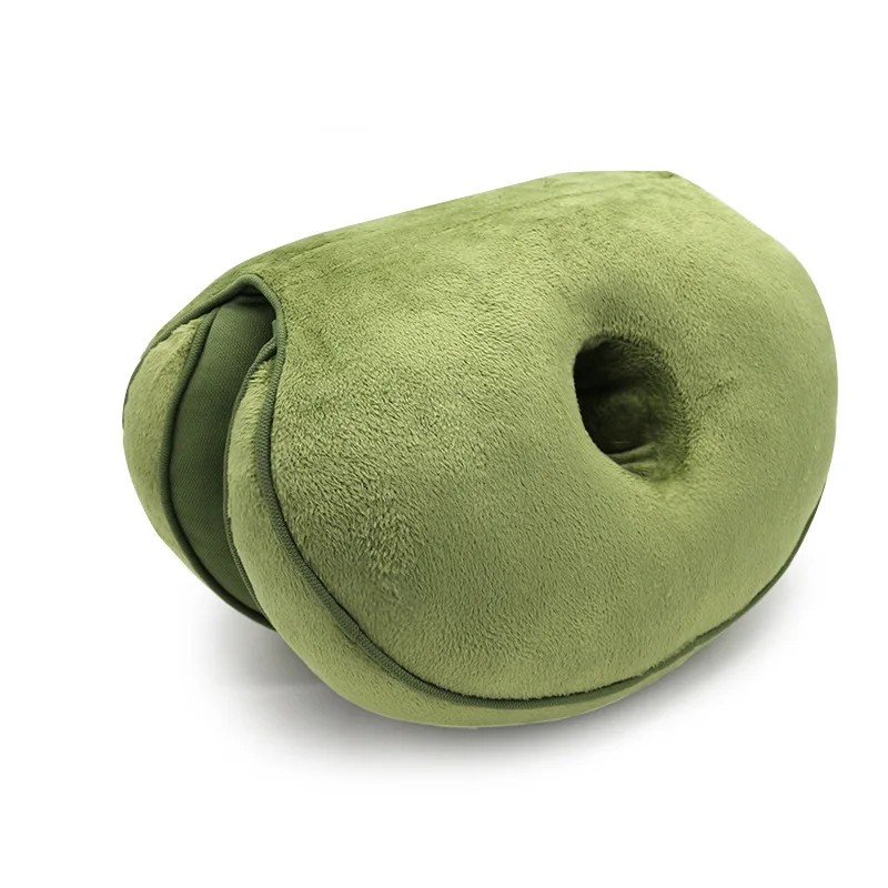 Dual Comfort Memory Foam Seat Cushion – Double Hollow Pelvic