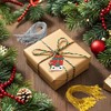 400 Pieces Christmas Ornaments Hangers with Snap Fastener, Precut Hanging