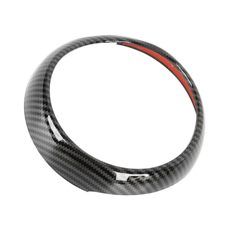 Car Dashboard Cover Edge Trim Decoration Ring Carbon Fibre Style