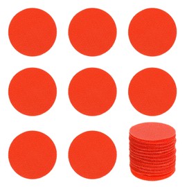 PATIKIL 1.57" Carpet Spot Markers, 40Pcs Round Floor Dots Markers Carpet Spots for Teacher Classroom Decoration Elementary Preschool Supplies, Red