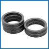A ABSOPRO 5pcs Headset Spacer Matte Black Fit 1 1/8