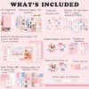 Draupnir Pink Cute Kawaii Scrapbook Kit(348pcs), Bullet Junk Journal Kit